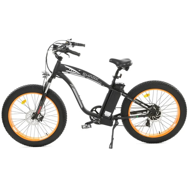 Ecotric UL Certified Hammer Electric Fat Tire Beach Snow Bike - Orange