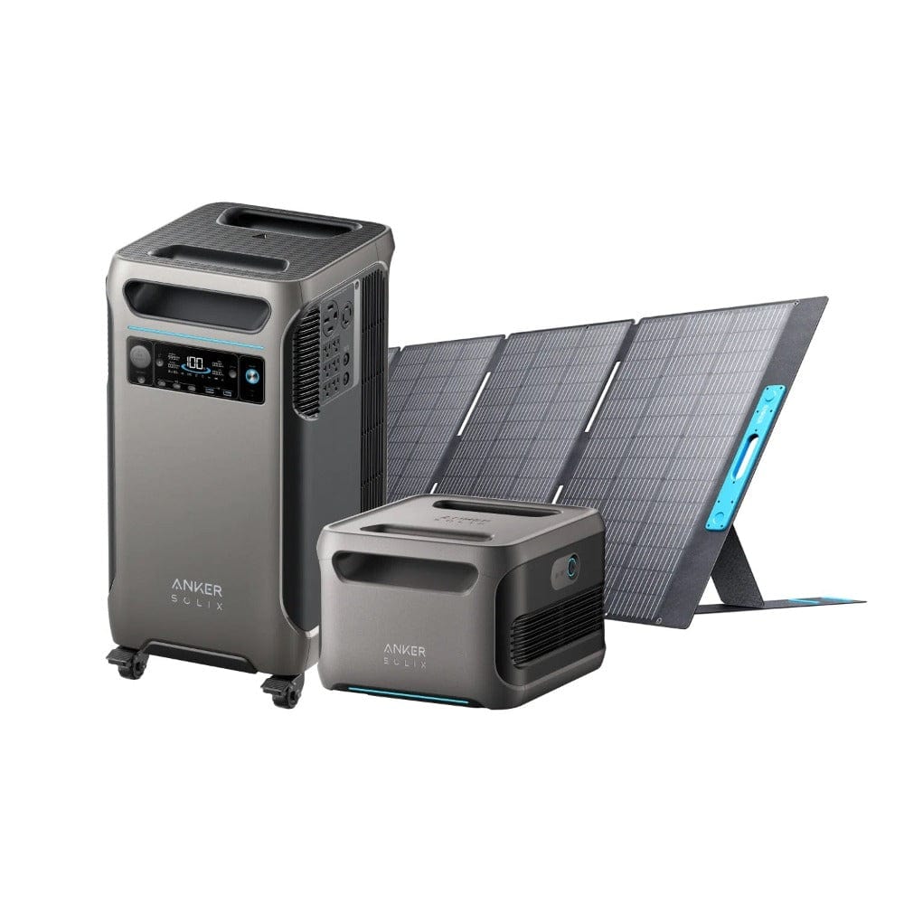 Anker SOLIX F3800 Solar Generator Kits (With a Free Anker SOLIX F3800 Protective Cover Bag) Solar Generator Kits Anker F3800 + BP3800 Battery + 1 x 400W Solar Panel (7.68kWh)
