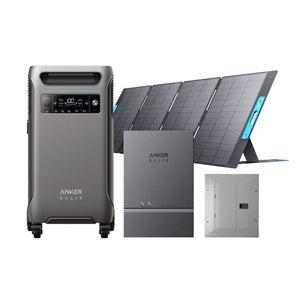 Anker SOLIX F3800 | Smart Home Power Kit (With a Free Anker SOLIX F3800 Protective Cover Bag) Solar Generator Kits Anker F3800 + Smart Home Panel + 1 x 400W Solar Panel (3.84kWh)