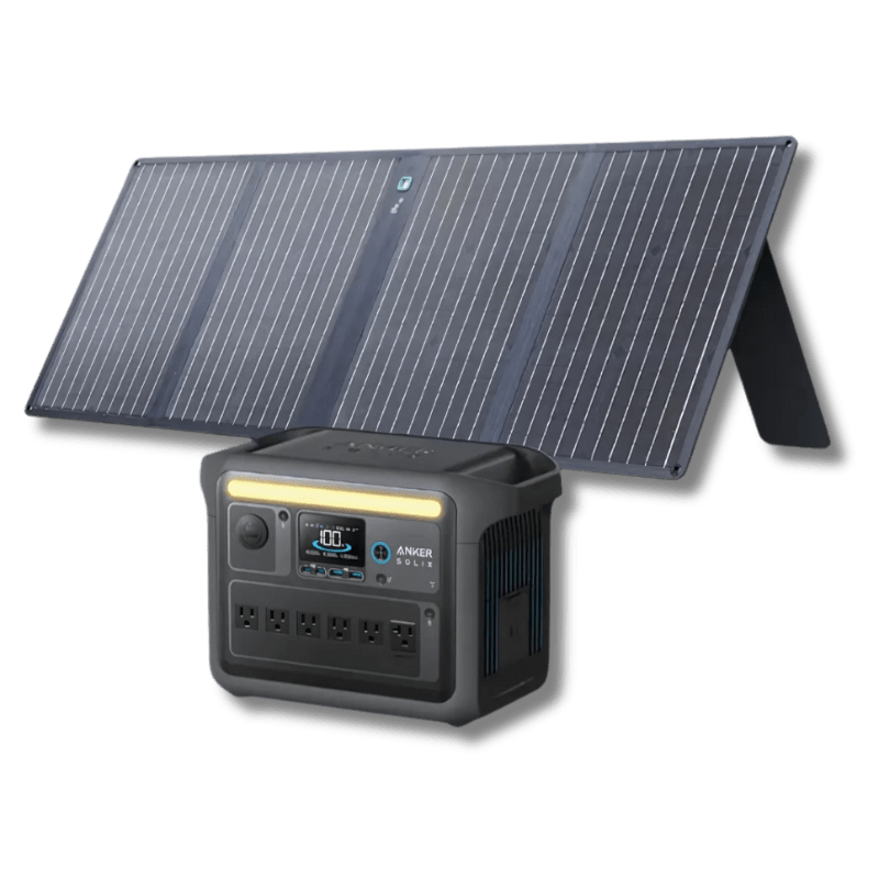 Anker SOLIX C1000X Portable Power Station with Solar Panel Solar Kits Anker