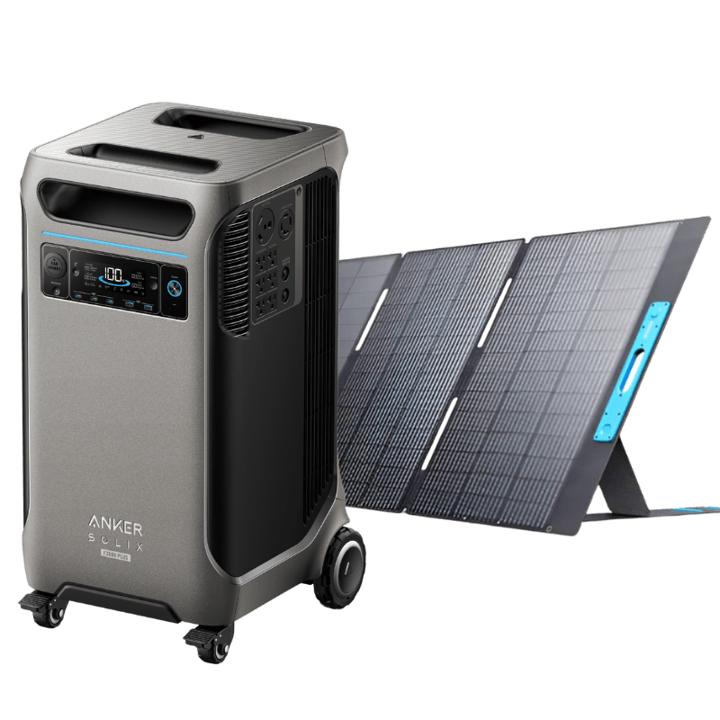 Anker SOLIX F3800 Plus Portable Power Station + 400W Solar Panel