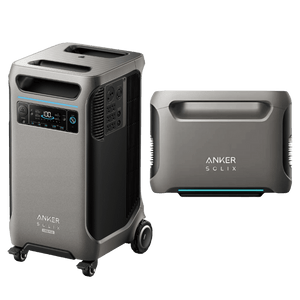 Anker SOLIX F3800 Plus Portable Power Station + Extra Battery (With a Free Anker SOLIX F3800 Plus Protective Cover Bag) Solar Energy Kits Anker