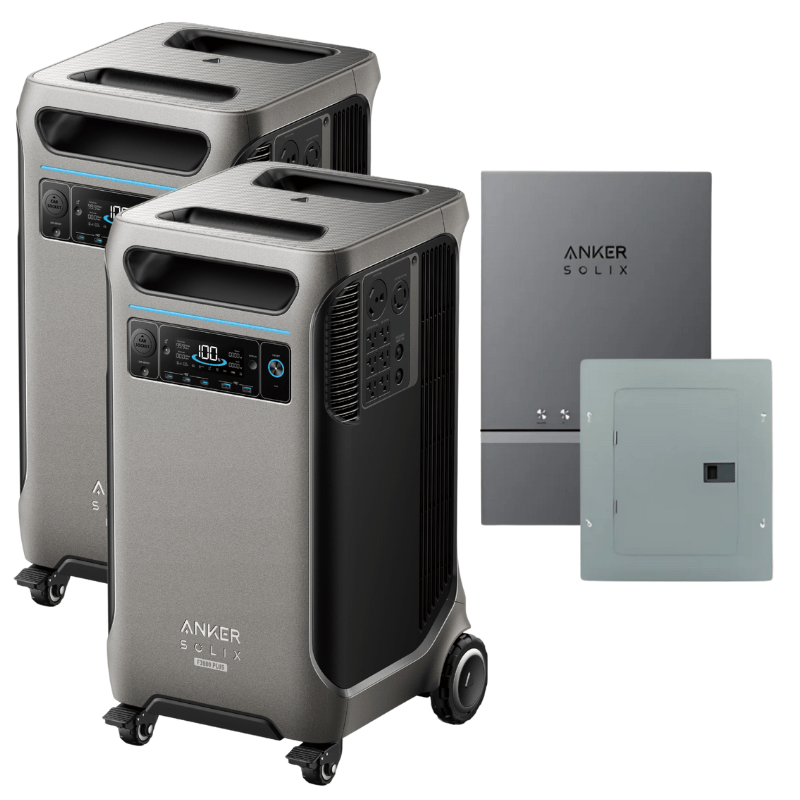 Anker SOLIX F3800 Plus x2 + Home Power Panel + Sub Panel