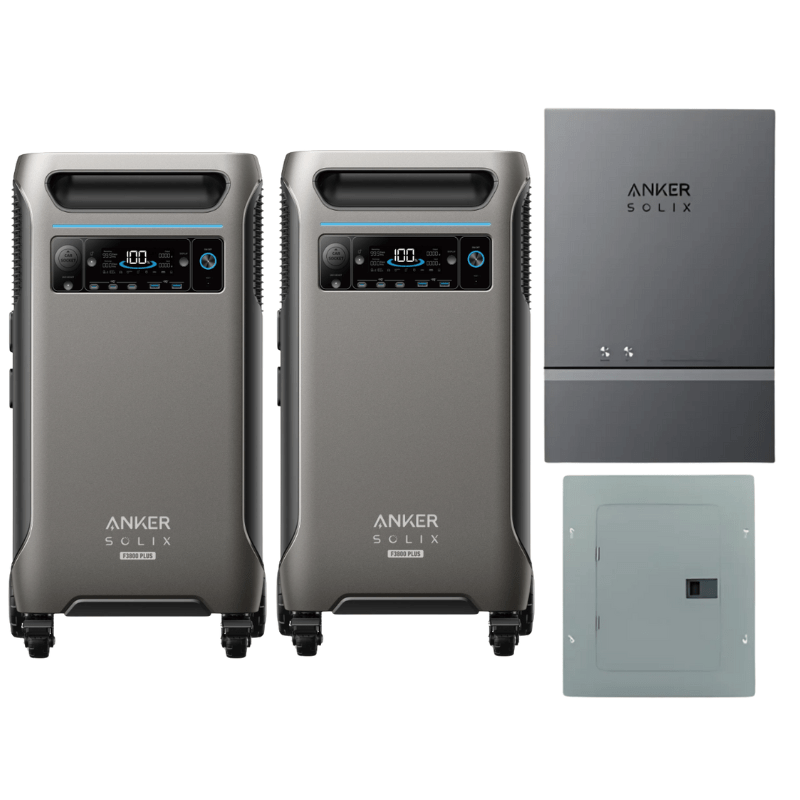Anker SOLIX F3800 Plus x2 + Home Power Panel + Sub Panel