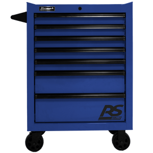 Midnight Blue Homak 27” RS Pro Series 7 Drawer Roller Cabinet