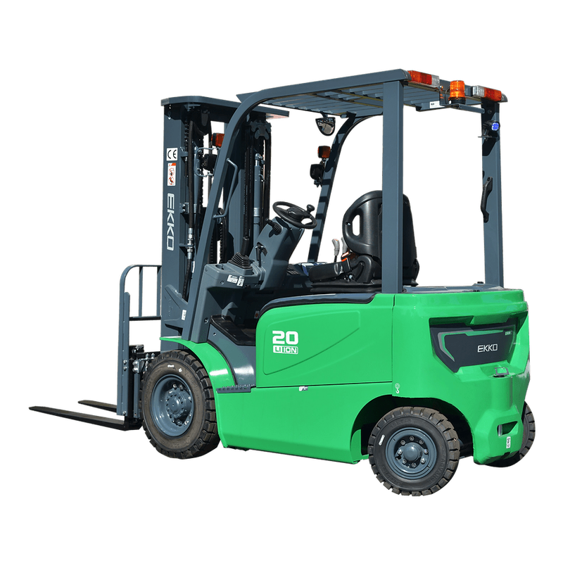 EKKO EK20G-LI 4 Wheel Electric Forklift, 4500 lbs Cap., 189" Lift Ht