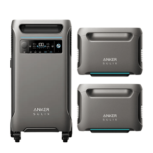 Anker SOLIX F3800 + Expansion Batteries (With a Free Anker SOLIX F3800 Protective Cover Bag) Solar Generator Kits Anker F3800 + 2 x Expansion Batteries (11.52 kWh)
