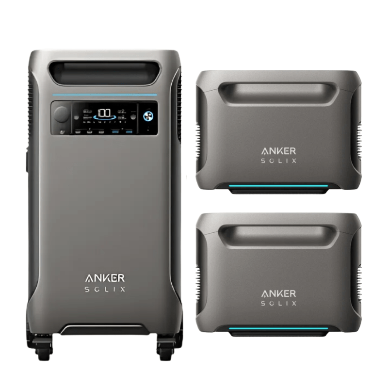 Anker SOLIX F3800 + Expansion Batteries (With a Free Anker SOLIX F3800 Protective Cover Bag) Solar Generator Kits Anker F3800 + 2 x Expansion Batteries (11.52 kWh)