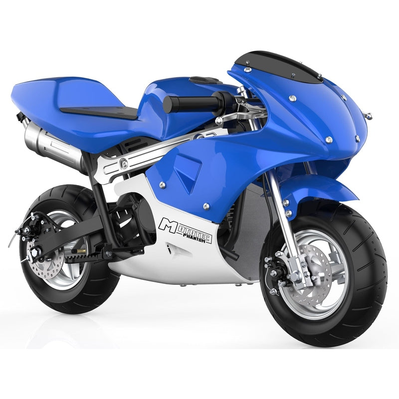 MotoTec Phantom Gas Pocket Bike 49cc 2-Stroke | My Garage Supplies