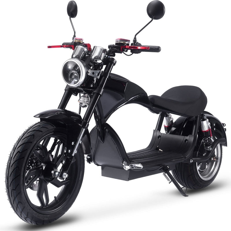MotoTec Raven 60v 30ah 2500w Lithium Electric Scooter | My Garage Supplies