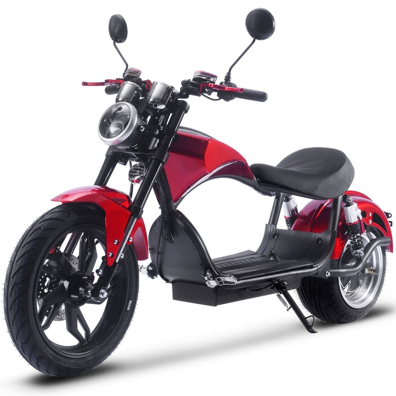 MotoTec Raven 60v 30ah 2500w Lithium Electric Scooter | My Garage Supplies