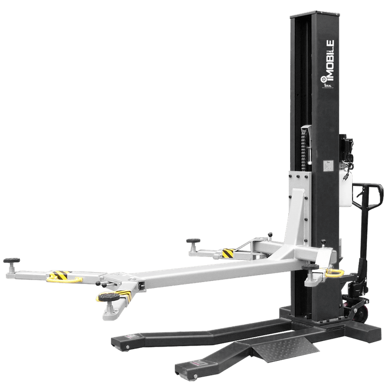 iDEAL MSC-6KLP 6,000 lb Mobile Single Column Lift - Low Profile 