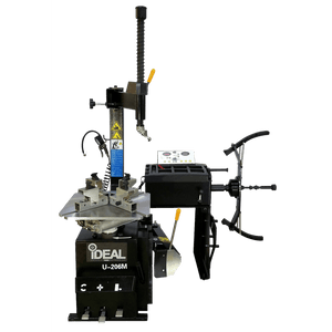 iDEAL Tire Changer & MC Wheel Balancer (Hand Spin) Combo w/ MC Adapter Kit